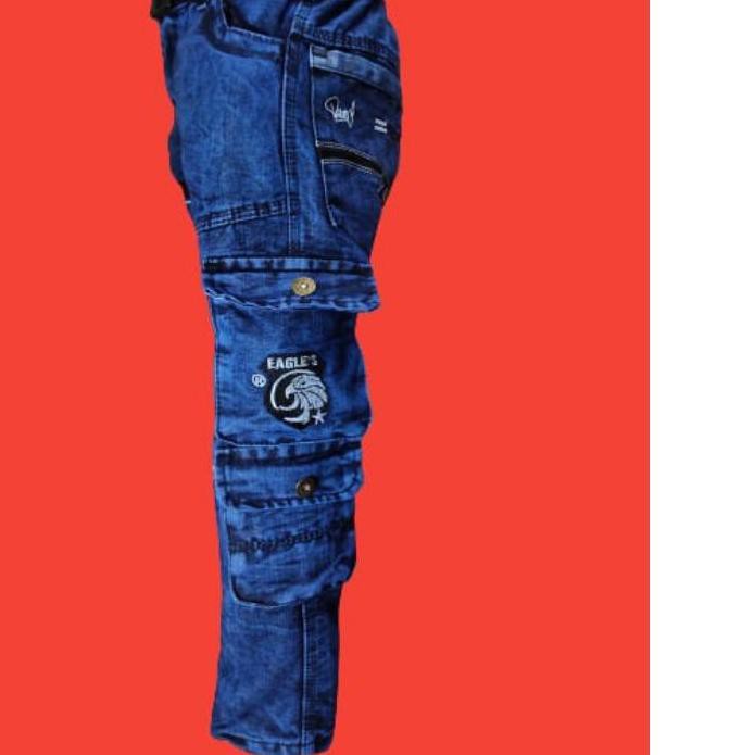 Celana Panjang Jeans Cargo Anak Cowok Levis Anak Laki Laki 1,2,3,4,5,6,7,8,9,10,11,12 tahun