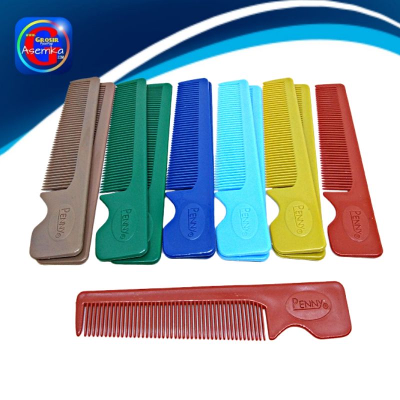 Sisir saku Pria Bergagang isi 12pcs