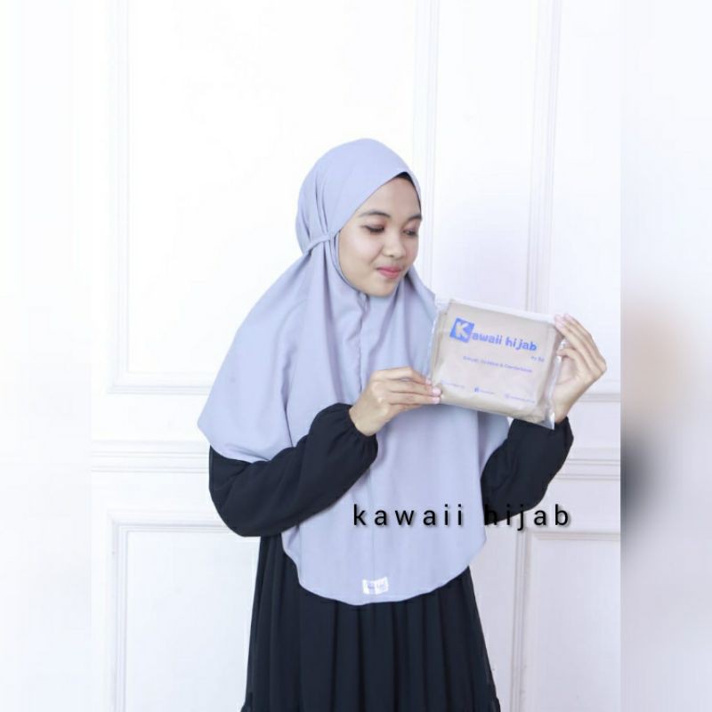 Bergo tali premium non pet / non pad bahan lady zara