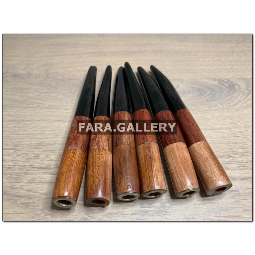 Pipa Rokok Kayu Bertuah Kombinasi Setigi, Nagasari, Gali Kelor/ Once Kayu langka Kombinasi