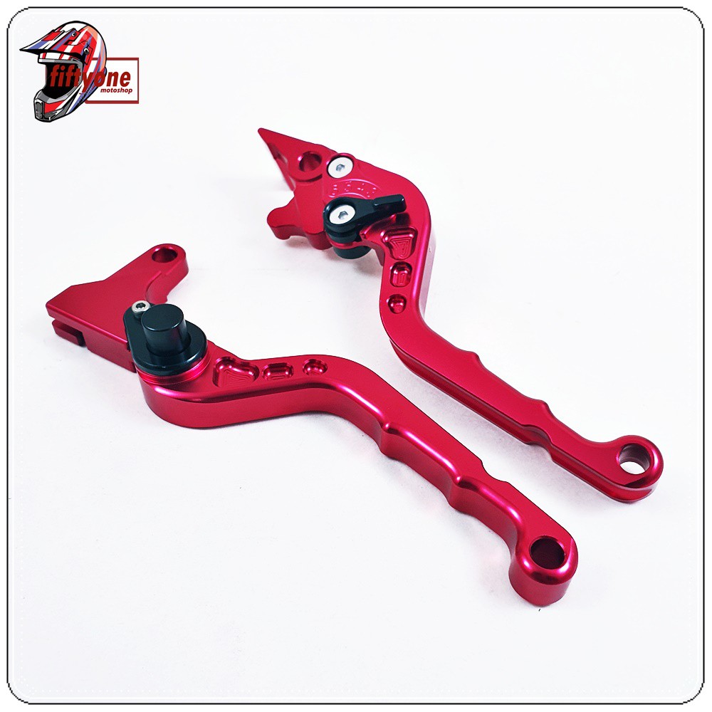 Handle Rem Variasi Tuas Rem Aerox Lexi Merah CNC Variasi