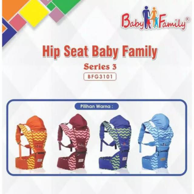 Baby Family Hipseat - Hipseat Gendongan Bayi Baby Family