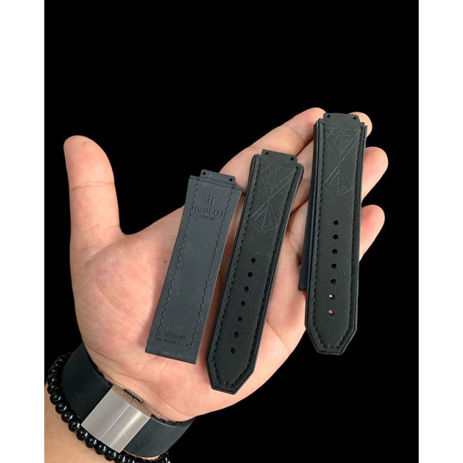 Strap Tali jam Tangan Hitam Motif keren