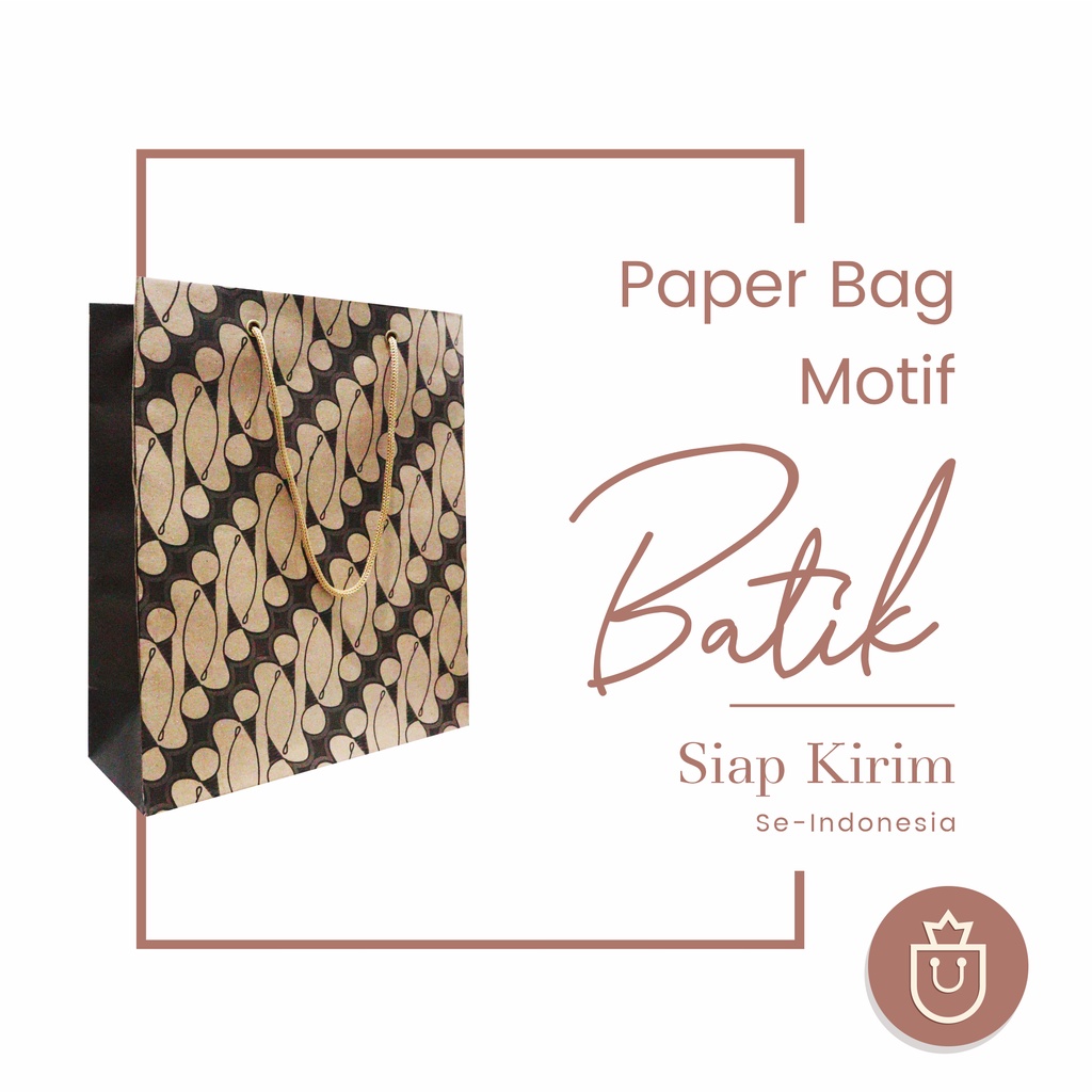 

Paper Bag (Tas Kertas) Batik | Cocok Untuk Kemasan Produk Fashion/Aksesoris Batik