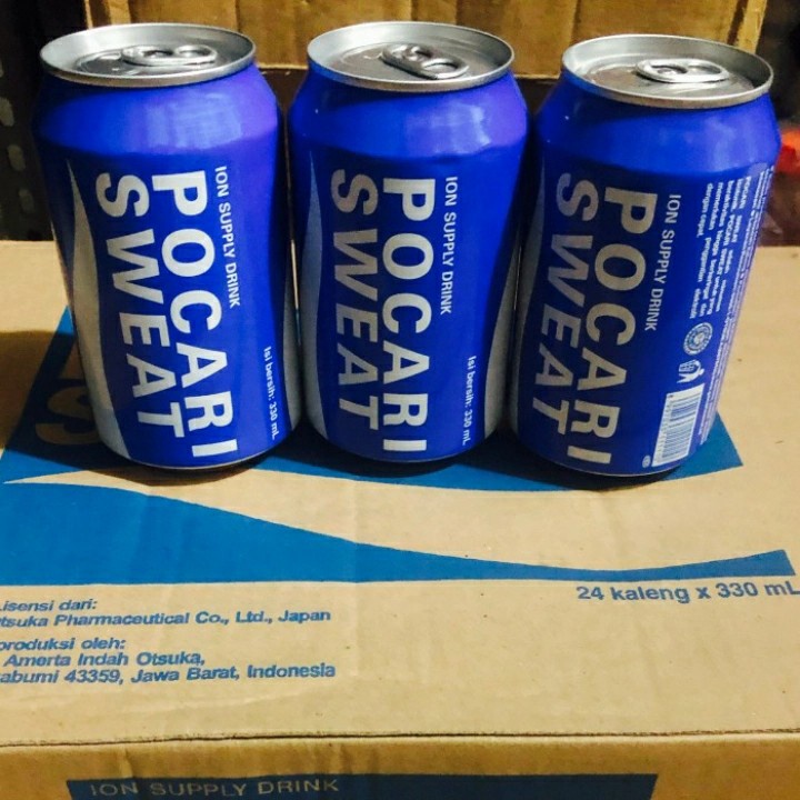 

POCARI SWEAT Minuman Kaleng 330 ml 1 Dus isi 24 Pcs