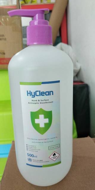 HyClean Hand &amp; Surface Antispetic Desinfectant 500ml