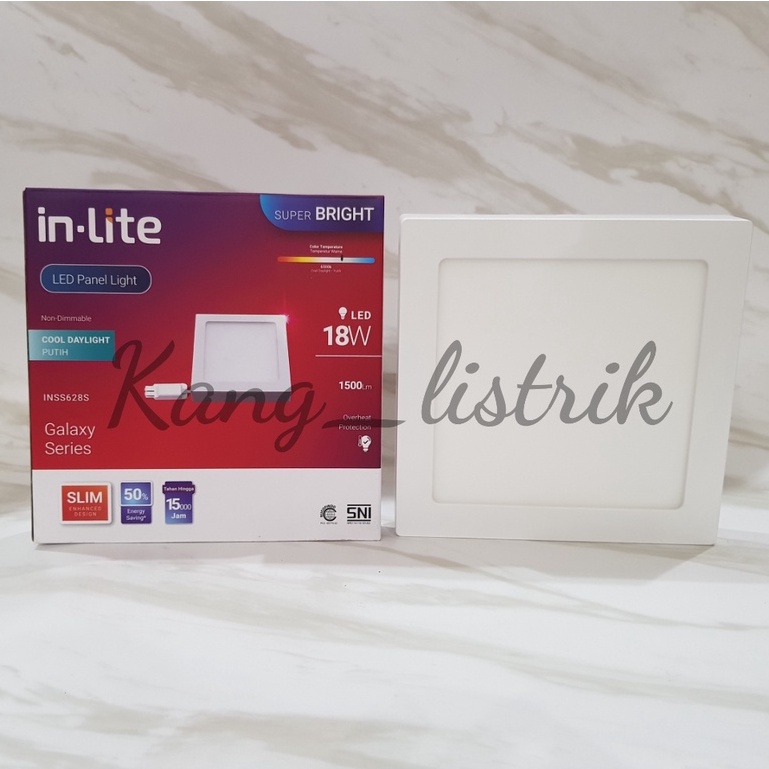 Inlite Downlight Led Panel 18 Watt Kotak INSS628S OUTBOW