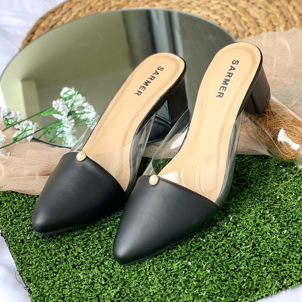 SARMER - DELFYA HEELS BLACK