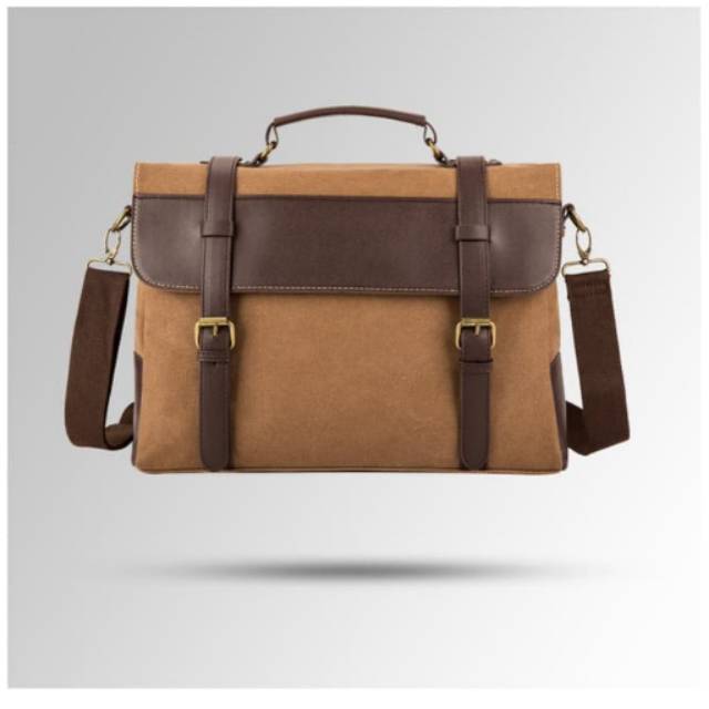 Messenger Bag - Canvas Postman Office Bag - Tas Selempang Messenger Pria