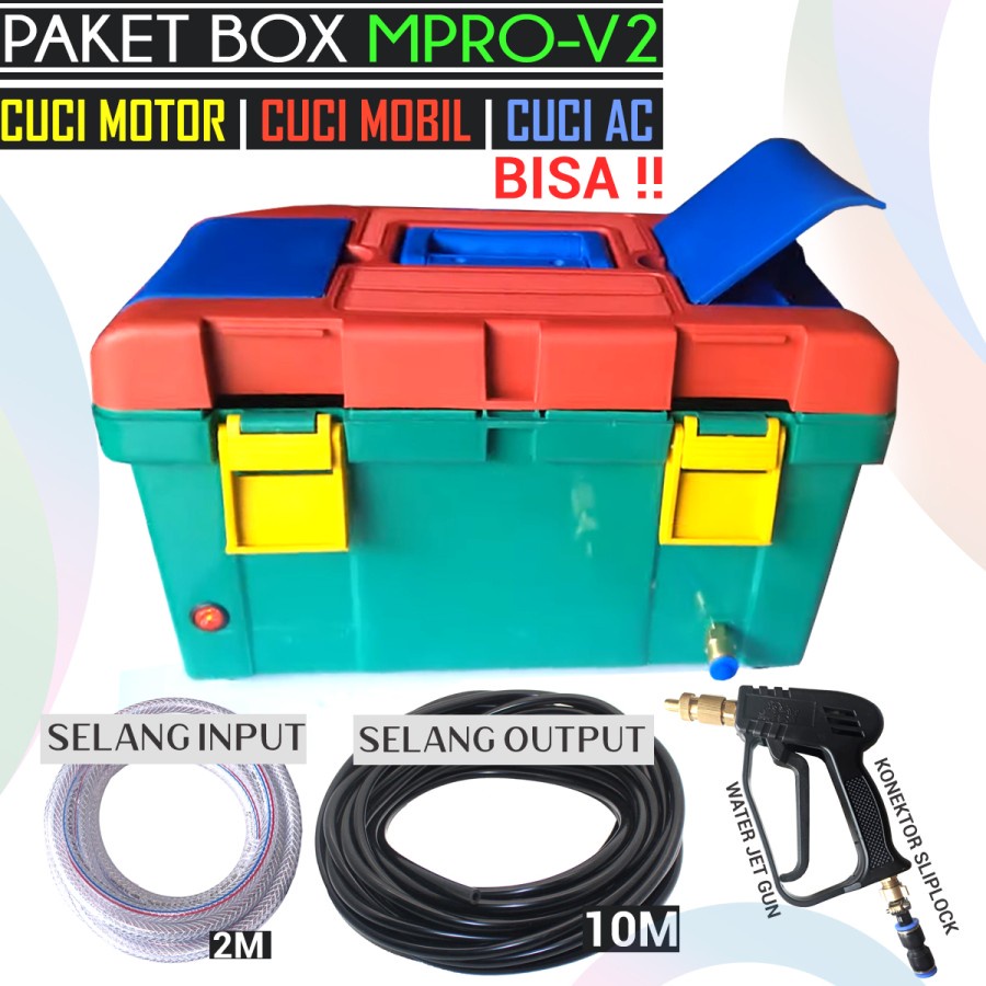 Jual Paket Lengkap Pompa Box Mpro V Untuk Cuci Ac Mobil Motor