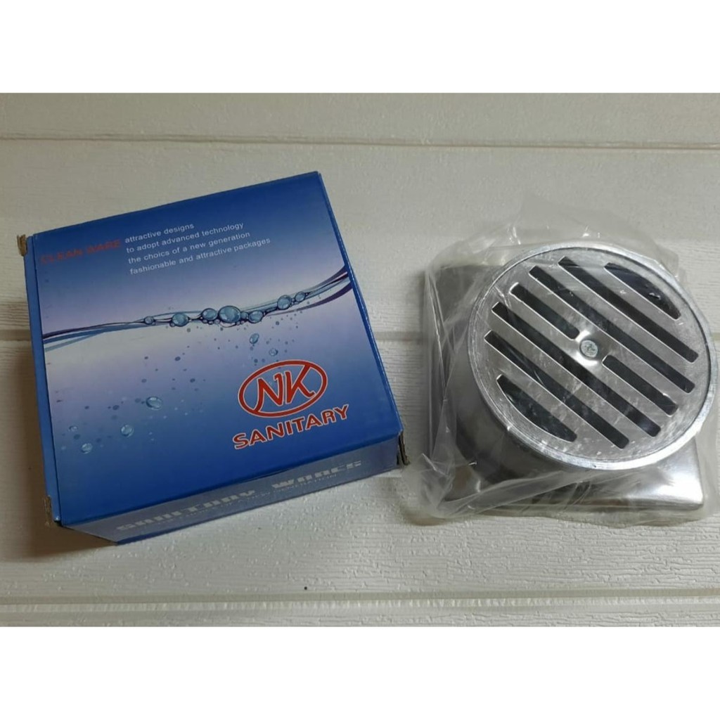 Saringan Got Lantai Kamar Mandi WC Bulat Stainless Floor Drain NK Model Toto