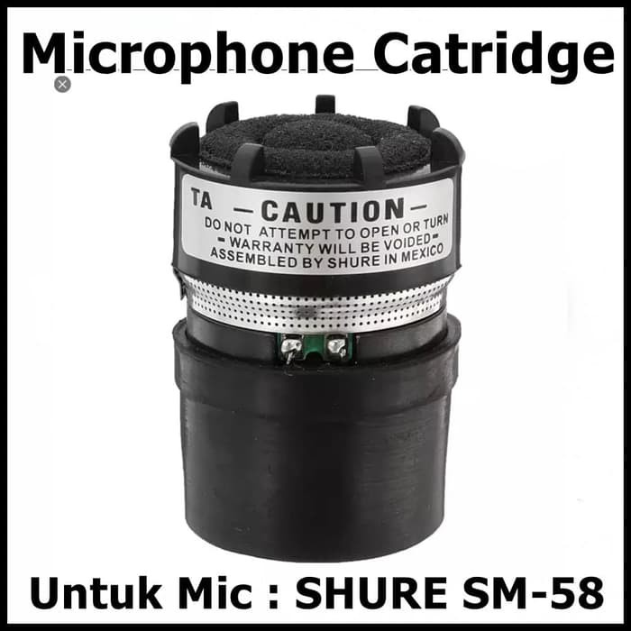 Mikrophone Mic Spul Pengganti Cartridge untuk Shure SM58 Microphone