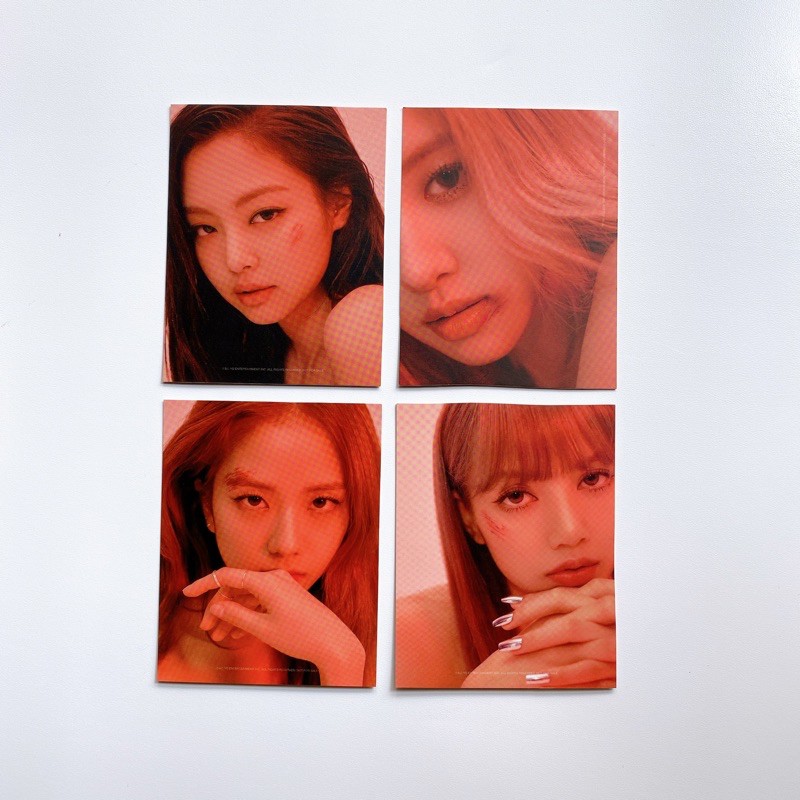 BLACKPINK KILL THIS LOVE SQUARE UP PHOTOCARD JENNIE ROSE JISOO LISA
