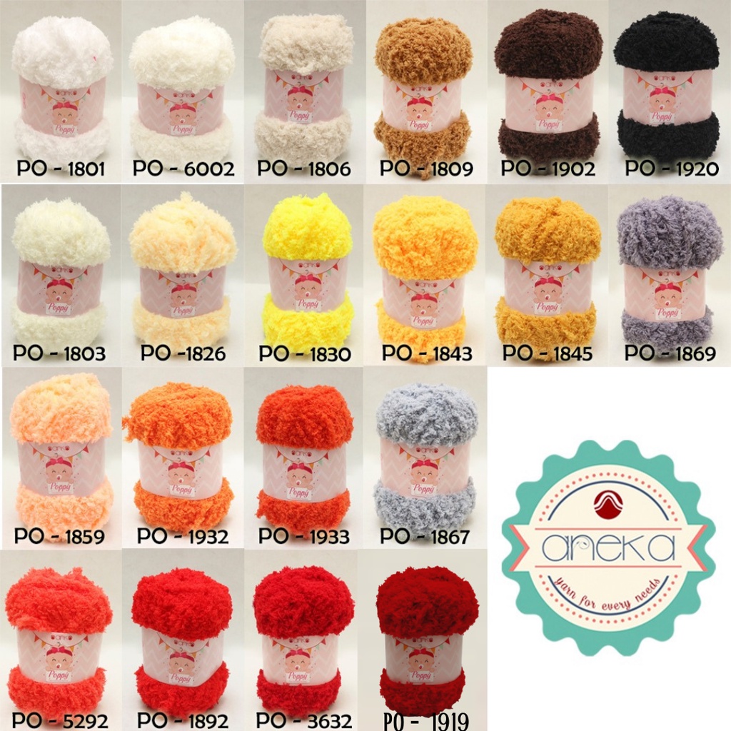 KATALOG - Benang Rajut Handuk Poppy / Towel Yarn