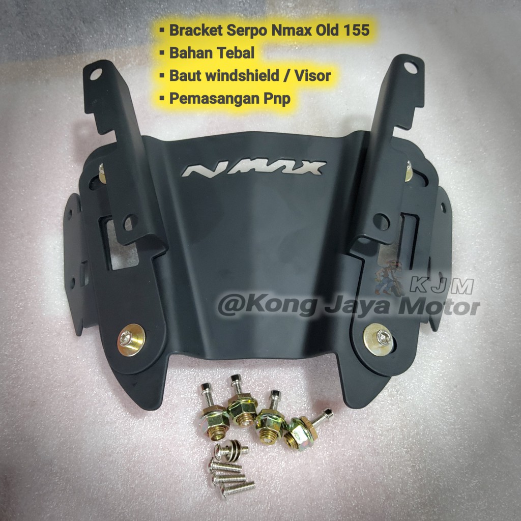 Breket Serpo nmax Old breket spion serpo tebal dudukan spion visor nmax anti jebol