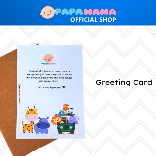 

Papamama - Greeting Card - Ucapan untuk kado -KU002
