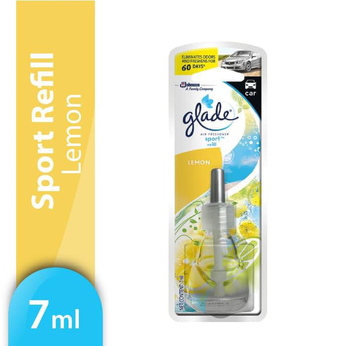 GLADE SPORT LEMON REFILL 7ML - PENGHARUM MOBIL