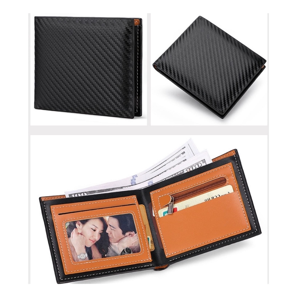 DOMPET LIPAT PRIA IMPORT KULIT PREMIUM DEABOLAR ORIGINAL KECIL HITAM ALLAN WA509B5 SLOT KARTU UANG TIPIS COWOK KEREN SIMPLE POLOS PENDEK DISTRO MURAH LAKI TERBARU