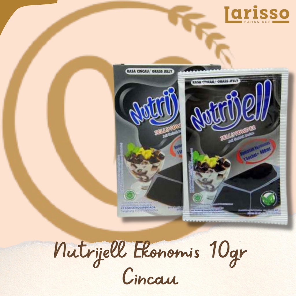 

NUTRIJELL EKONOMIS JELLY POWDER JELI SERBUK INSTAN RASA CINCAU 10GR