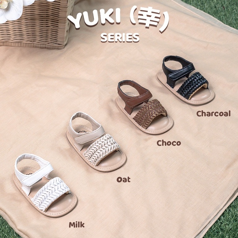 KIYO Yuki Prewalker Shoes - Sepatu Anak Bayi Balita Lucu Boots Keds Sneaker Cowo Cewe Baby Boy Girl Sendal Sandal