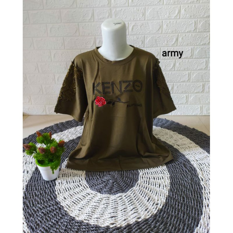 Tiramisu Kaos Lengan Pendek Wanita Import Jumbo 3XL