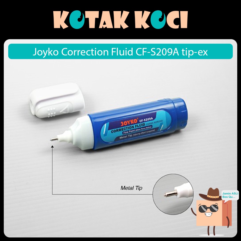 

Joyko correction Fluid / Cairan Koreksi / Penghapus Cair Joyko CF-S209A tip-ex