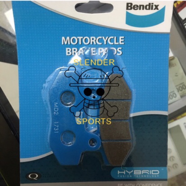 BRAKE PAD - KAMPAS REM DEPAN NINJA 250 / R / RR / Z250 BENDIX MD2