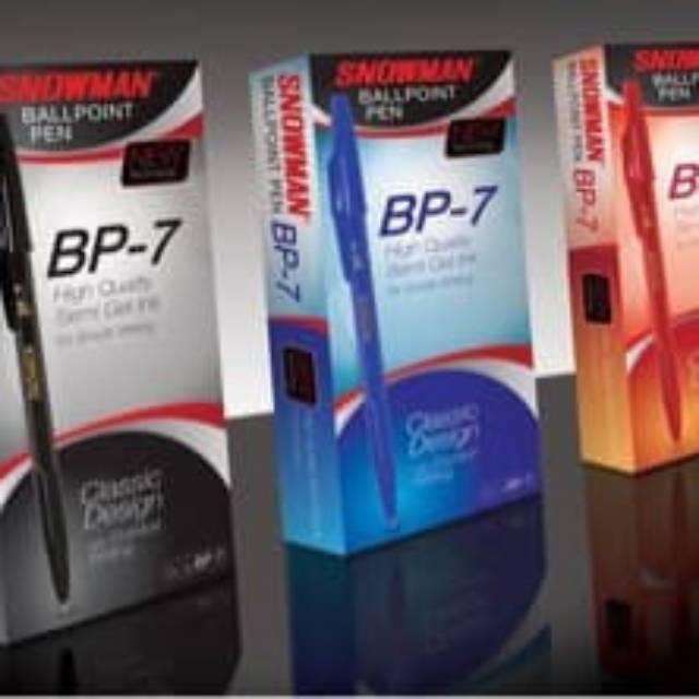 

Pulpen Snowman BP-7 Pen Snowman BP-7 Ballpoint 0.7 mm