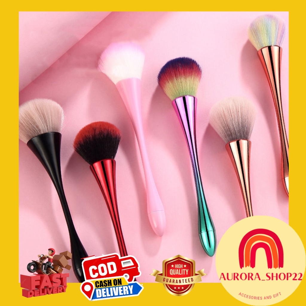 [COD] KUAS MAKE UP BRUSH BESAR TEBAL LEMBUT KUAS BEDAK TABUR POWDER PREMIUM IMPORT KUAS BRUSH SET KUAS BLUSH ON