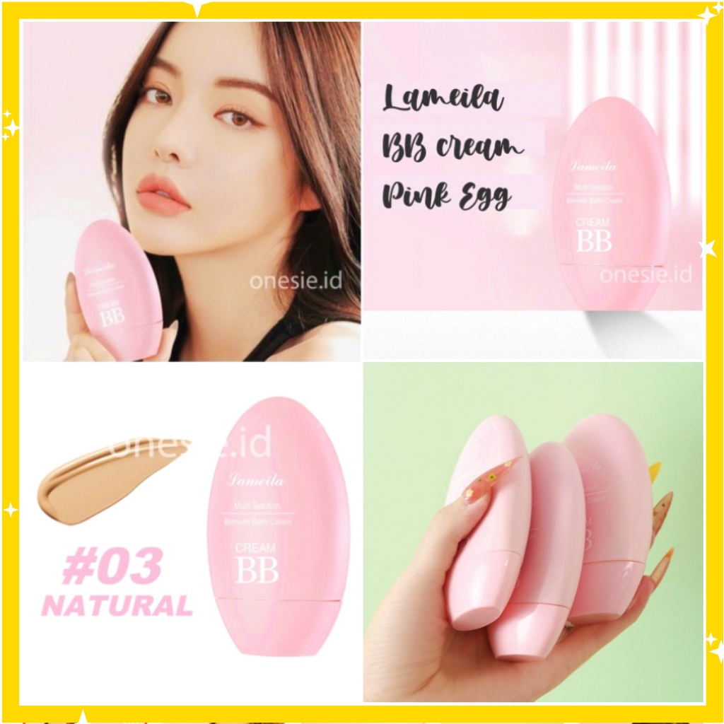 LAMEILA Egg BB Cream Pink Super Moisturizing Liquid Foundation Makeup Base LA060 3067