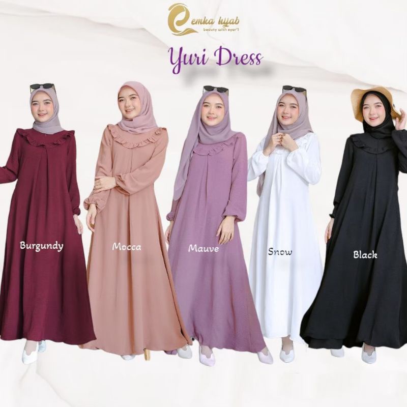 Yuri Dress by Emka Hijab | Dress Original by Emka Hijab | Ready Stok