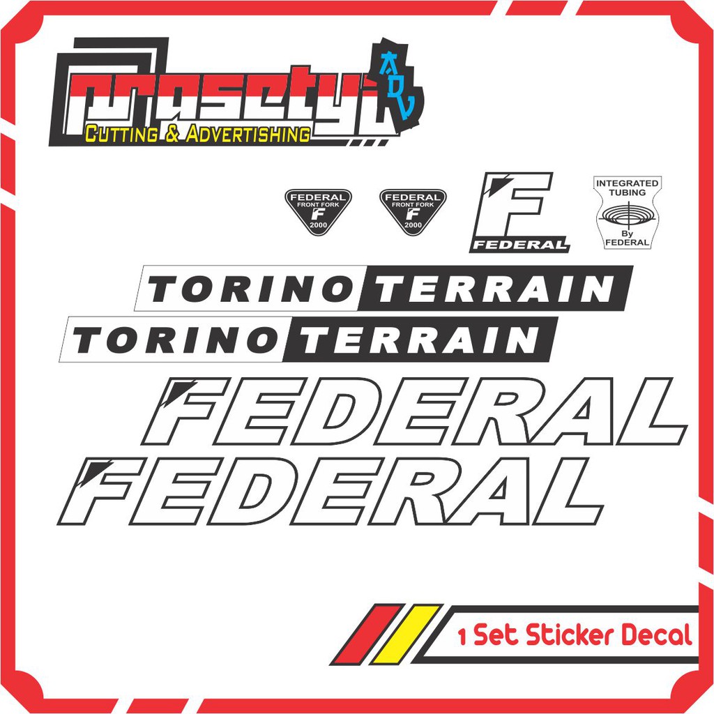 Decal Sticker FEDERAL