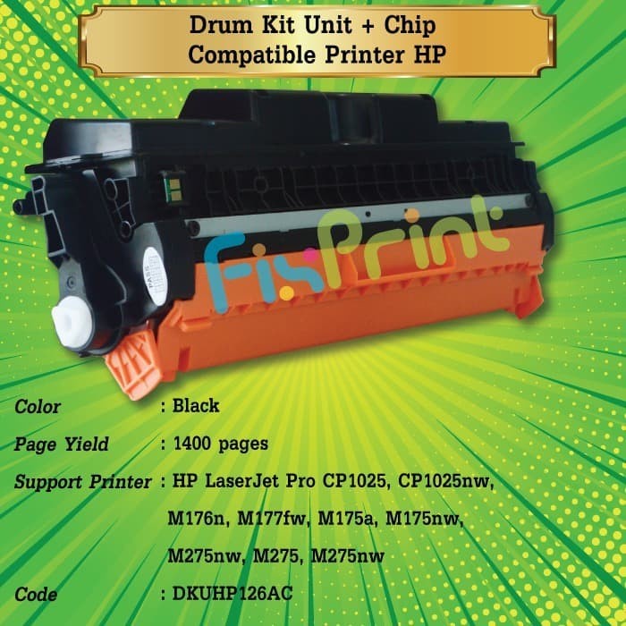 Drum Kit Unit XP 126A CE314A Printer CP1025nw Pro MFP M176n M177fw