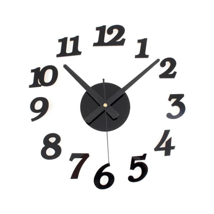 【GOGOMART】DIY Wall Clock 30-50cm Diameter / Jam Dinding - ELET00666