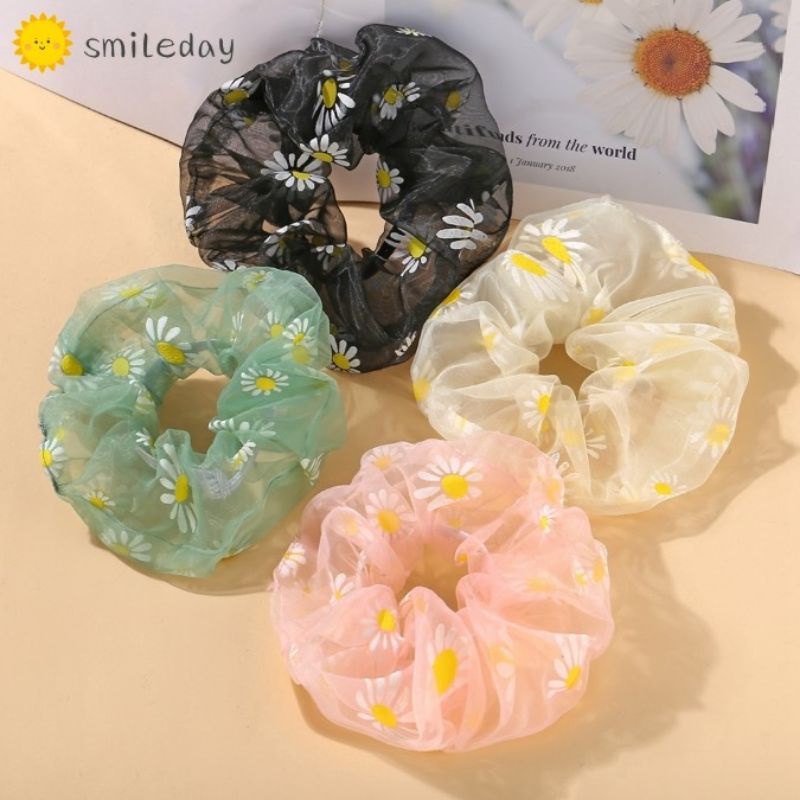 3PCS !Ikat Rambut Scrunchie Aksesoris Fashion Wanita Bahan Sifon Gaya koreaIkat Rambut Import Ikat Rambut Korean Scrunchies Kunciran Rambut