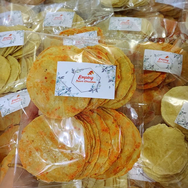 

Emping super premium pedas.emping melinjo