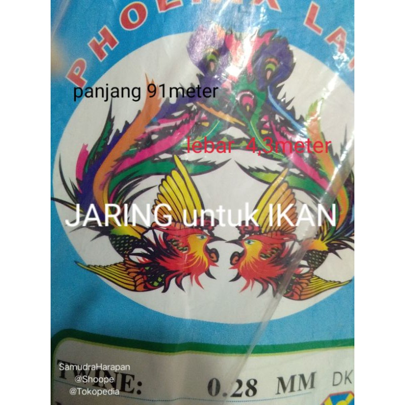 Jaring IKAN 0.28 MS 1-3/4" 100x100 TATE