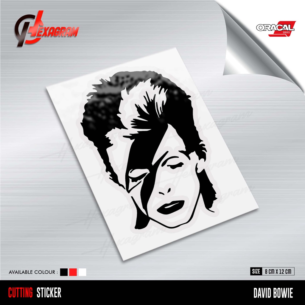 Cutting Sticker David Bowie | Stiker David Bowie | David Bowie