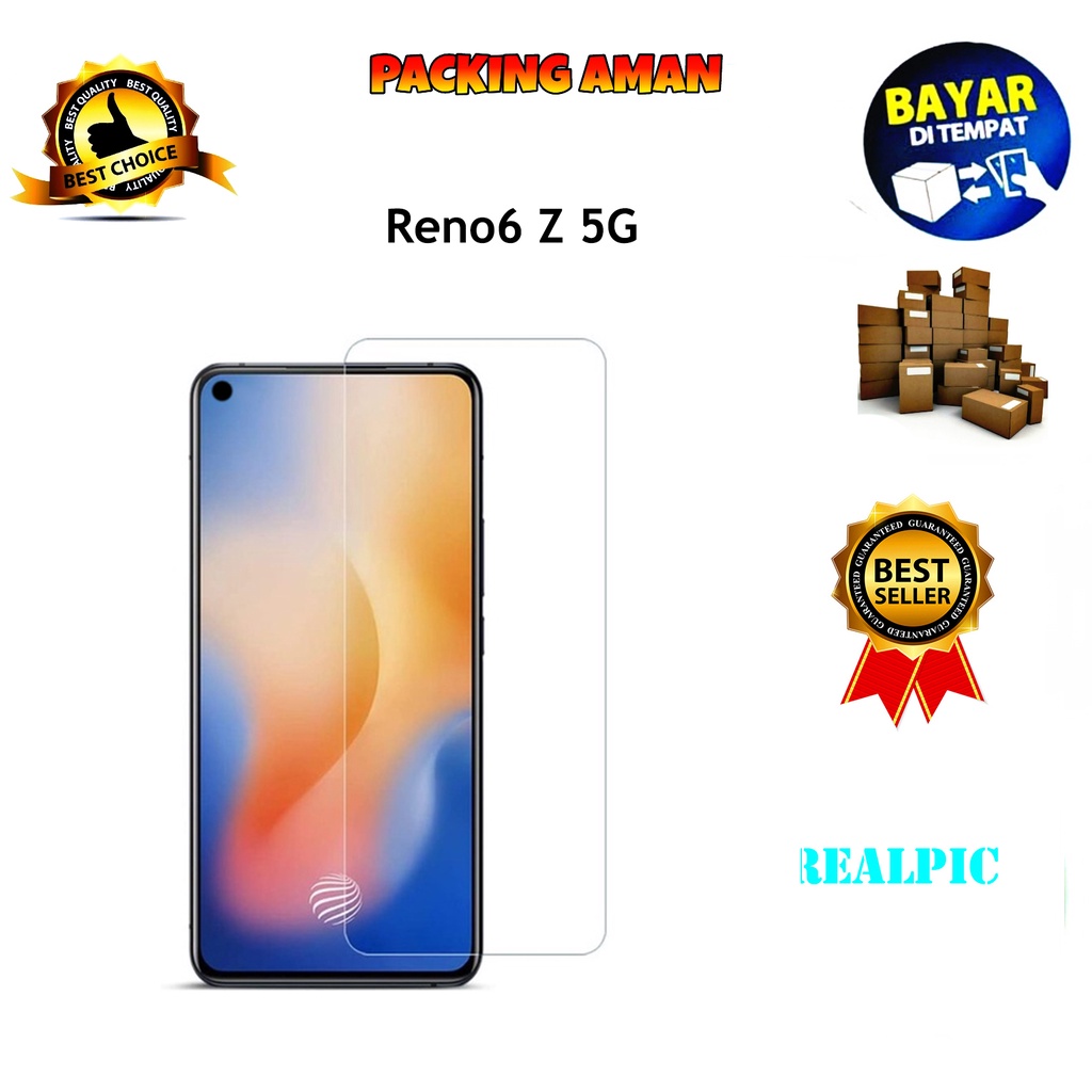 Tempered Glass Oppo Reno6 Z 5G Screen Protector Anti Gores