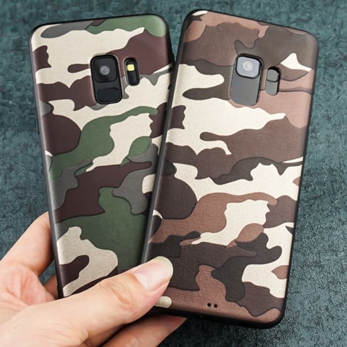 Army Case Samsung A8 Plus / a8+ 2018 Militer SoftCase Tentara Loreng