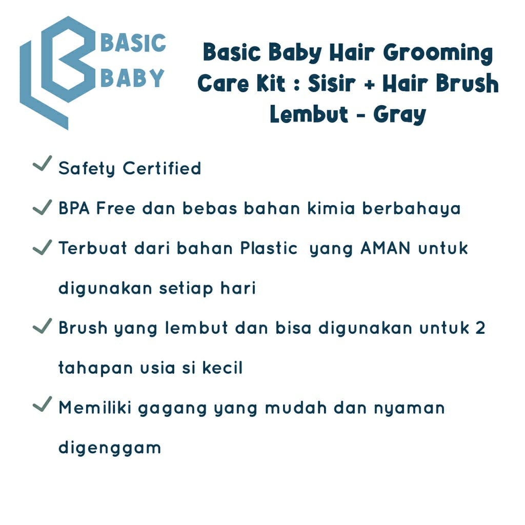 Basic Baby Hair Grooming Care Kit -HC01