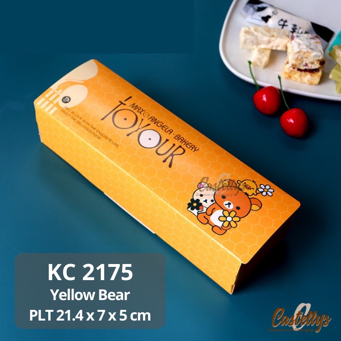 

KC 2175 Kotak Dus Box Kue Bear Cookies Kue Kering Nastar Bolu dll