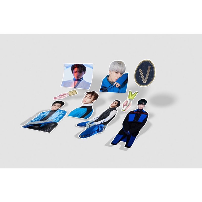 100pcs / set Stiker Kpop NCT 2021 UNIVERSE Untuk Diary / Koper