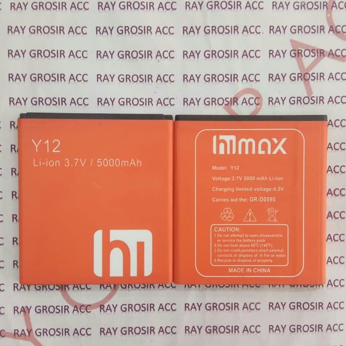 Baterai Original Double Power IC Protection Himax Y12 Himax M2