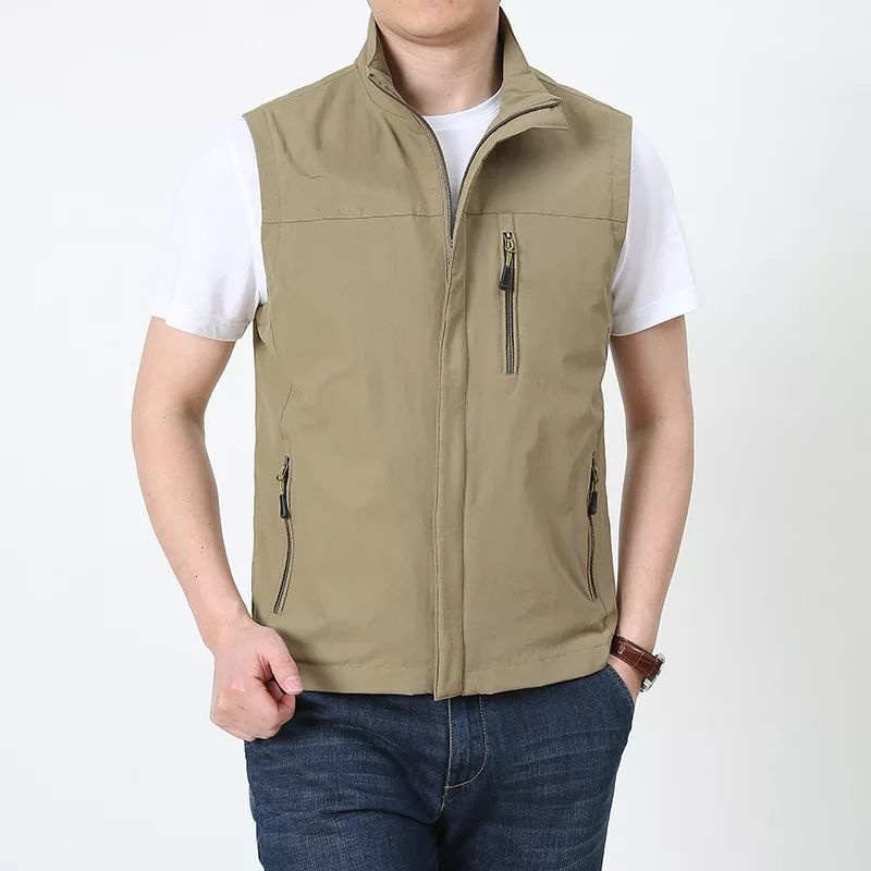 Rompi pria Outdoor Vest rompi jaket rompi pria lapangan