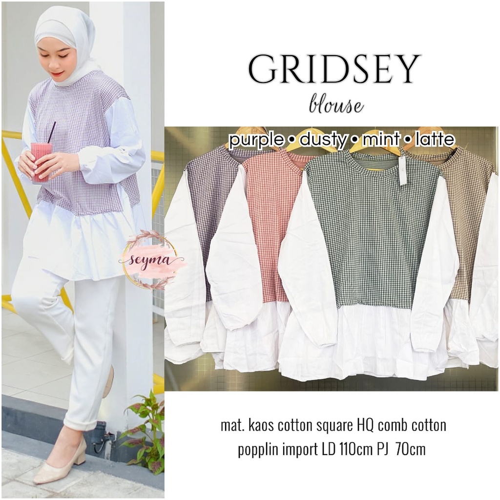 GRIDSEY BLOUSE BY SEYMA