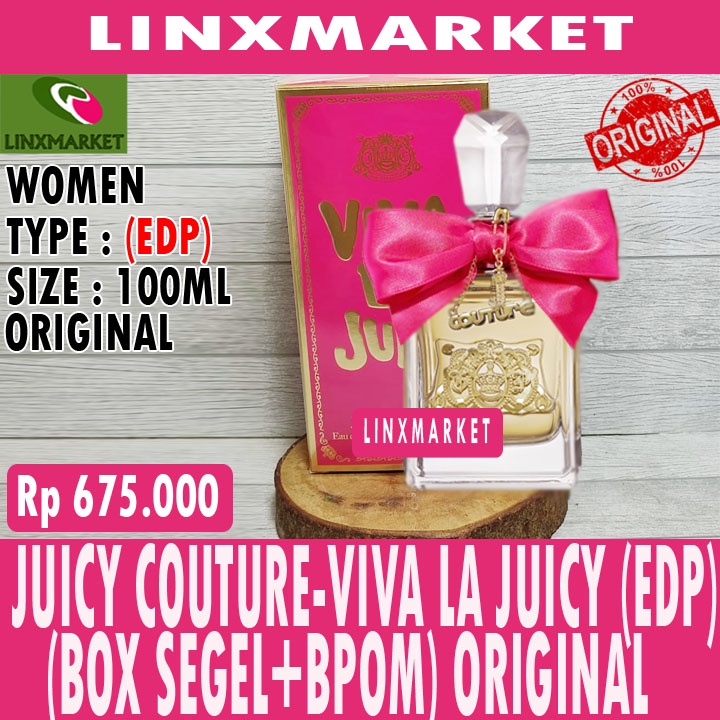 Jual ORIGINAL JUICY COUTURE VIVA LA JUICY (EDP) FOR WOMEN 100ML (BOX ...