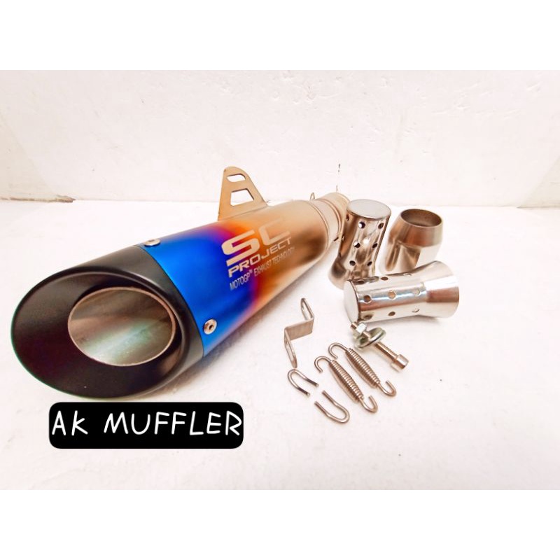 KNALPOT IMPORT SC PROJECT BLUE S1 SILIENCER ONLY