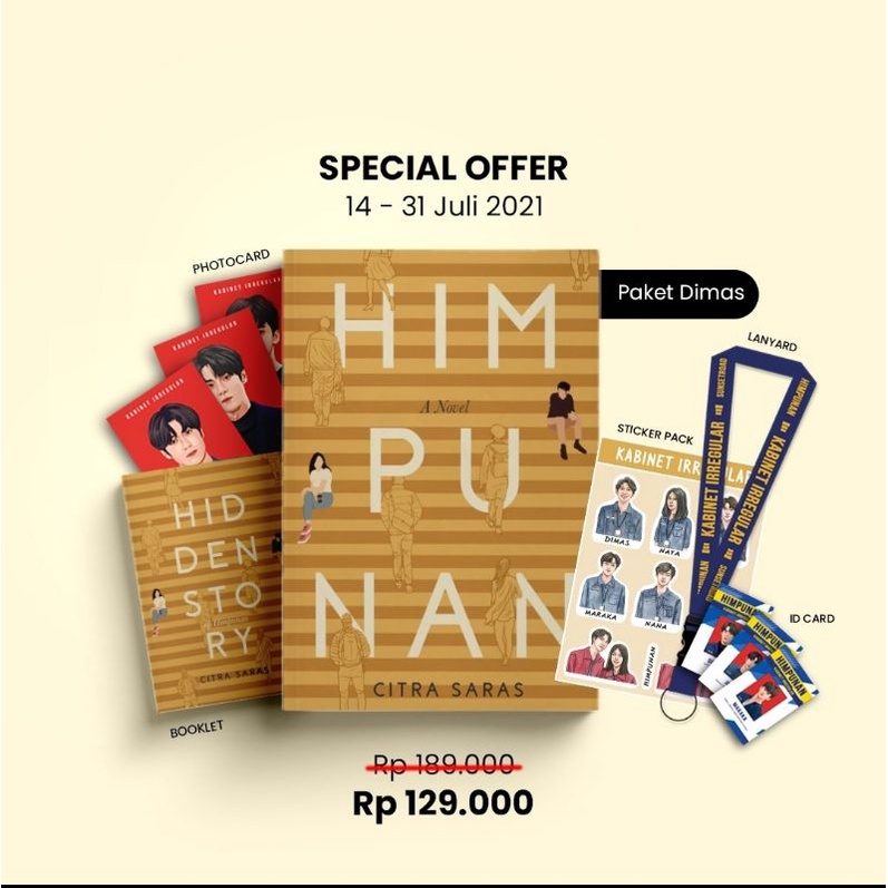 Jual Novel HIMPUNAN Citra Saras (buy 1 free 2) ready stock ORI 100%