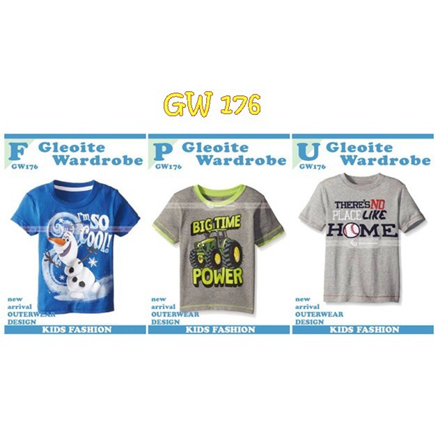 GW 176 / KAOS ANAK / TSHIRT KARAKTER ANAK